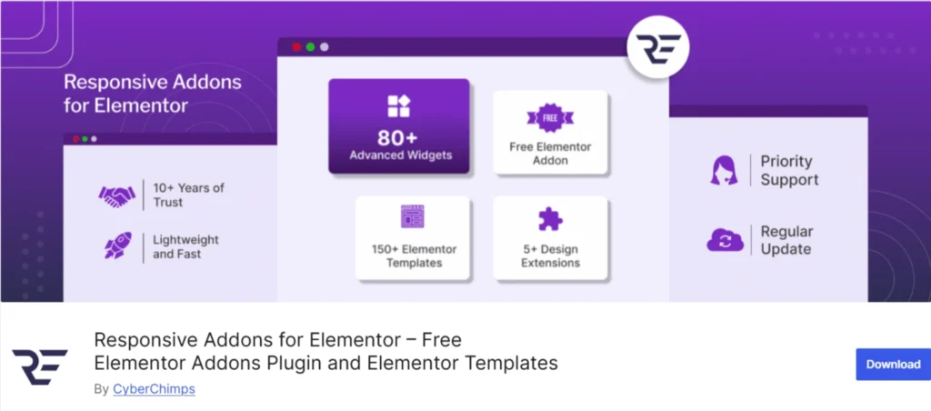 Responsive Addons for elementor plugin - elementor addons plugin
